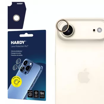 3MK Apple iPhone Air - HARDY Lens Protection Pro titaanikulta
