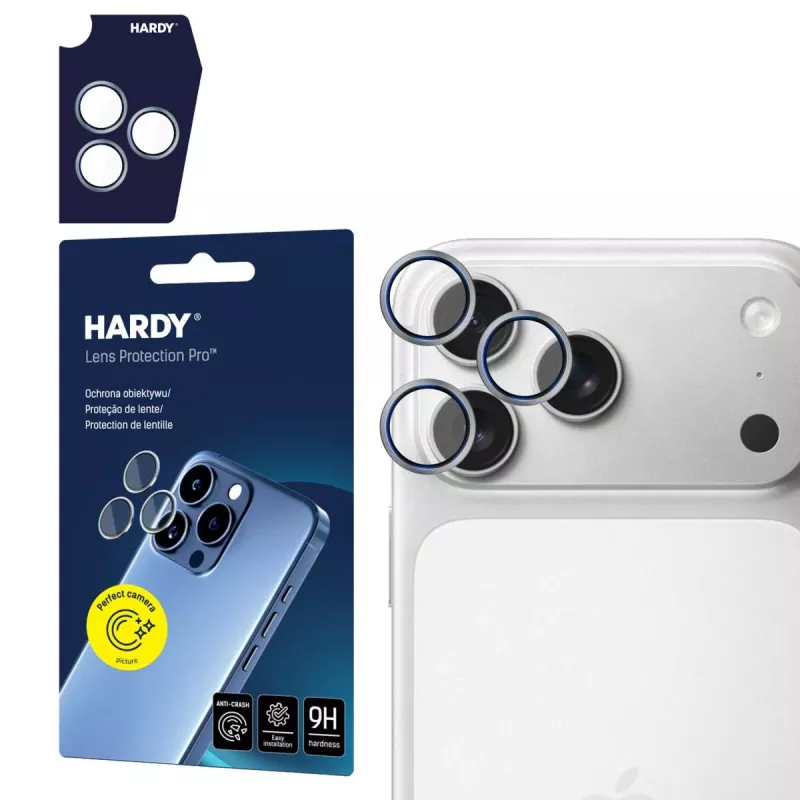 3MK HARDY Lens Protection Apple iPhone 17 Pro / 17 Pro Max - Titanium Gray