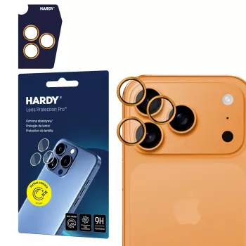 3MK HARDY Lens Protection Pro Orange Apple iPhone 17 Pro / 17 Pro Max