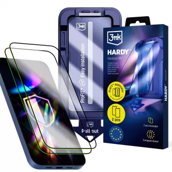 3MK PROTECTION Apple iPhone 15/16 - 3mk Hardy Hardura 9H panssarilasi näytönsuojakalvo