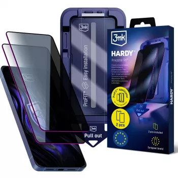3MK PROTECTION Samsung Galaxy S24 Ultra Hardy Privzone 9H karkaistu lasi tietosuoja näytönsuojakalvo