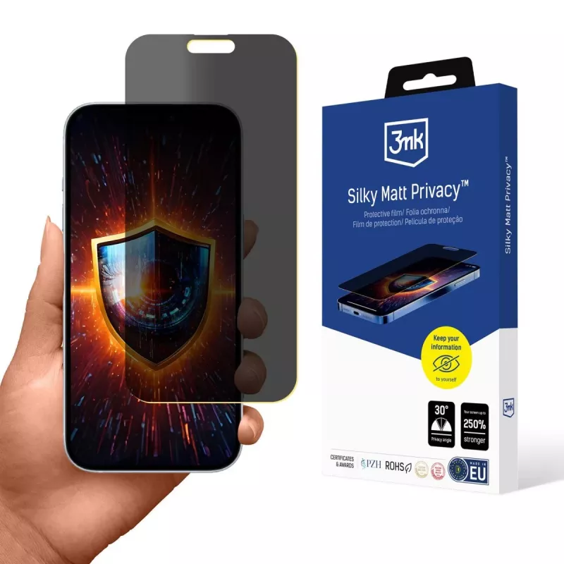 3MK Silky Matt tietosuoja näytönsuojakalvo Apple iPhone 17 Air