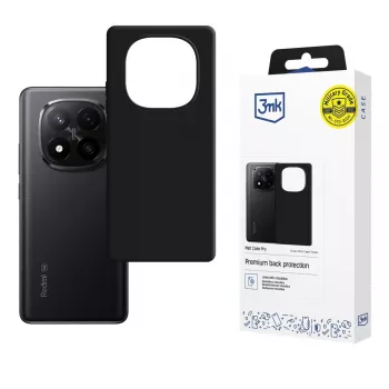 3MK Matt Case Pro Xiaomi Redmi Note 15 Pro+ 5G:lle - musta