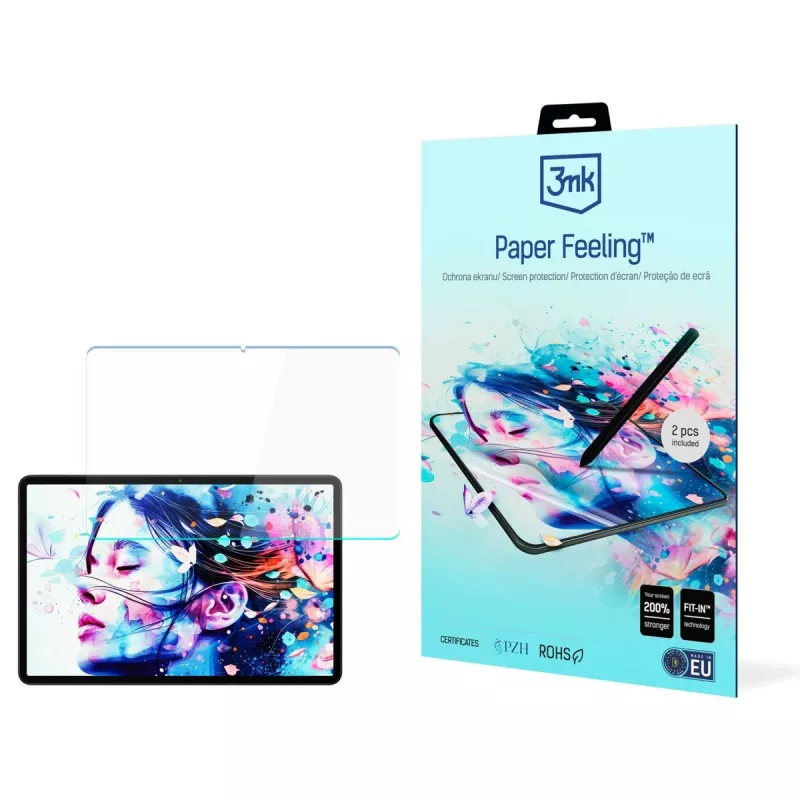3mk Paper Feeling -näytönsuoja laitteelle Xiaomi Redmi Pad 2 Pro (enintään 13 tuumaa)