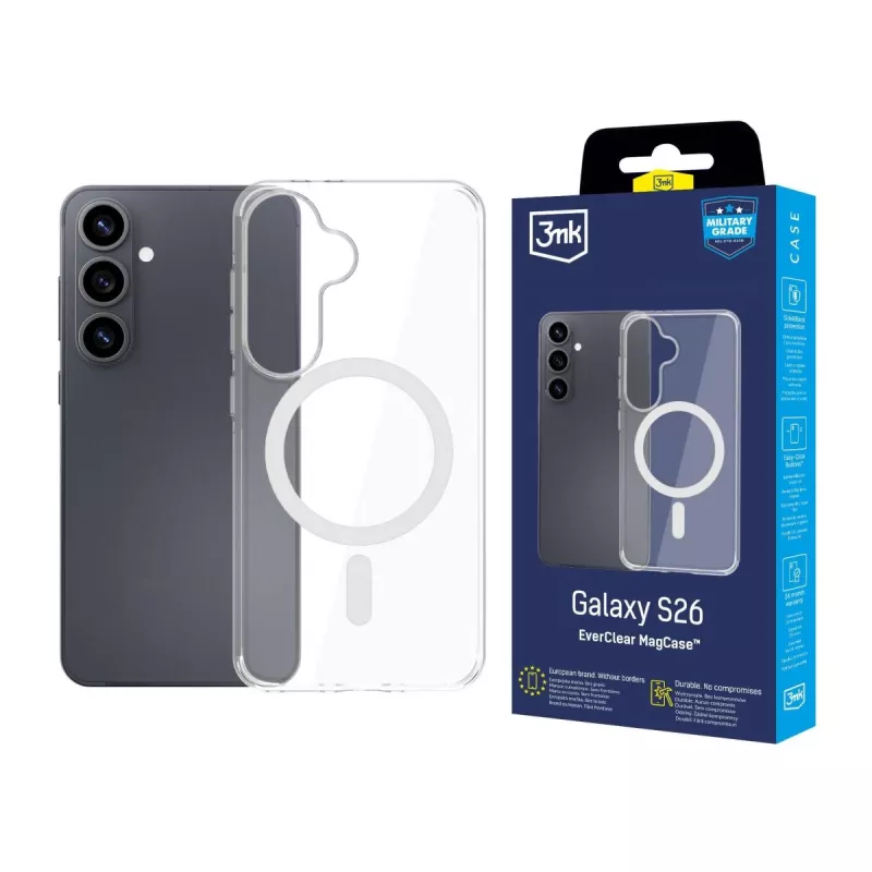 Samsung Galaxy S26+ - 3mk EverClear MagCase