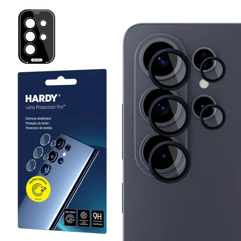 3mk Hardy Lens Protection Pro musta Samsung Galaxy S26 Ultralle