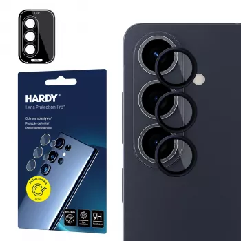 3MK Hardy Lens Protection Pro musta Samsung Galaxy S26+:lle