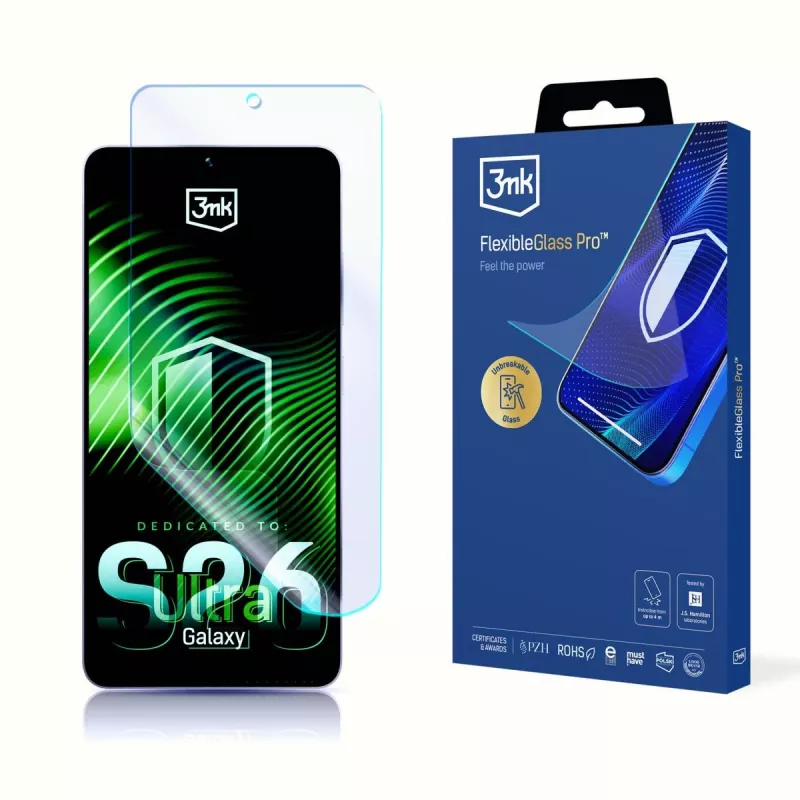 Samsung Galaxy S26 Ultra - 3mk FlexibleGlass Pro hybridinäytönsuoja