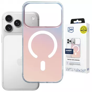 3MK PROTECTION Apple iPhone 17 Pro - 3mk Hardy PrisMag Case kotelo, läpinäkyvä
