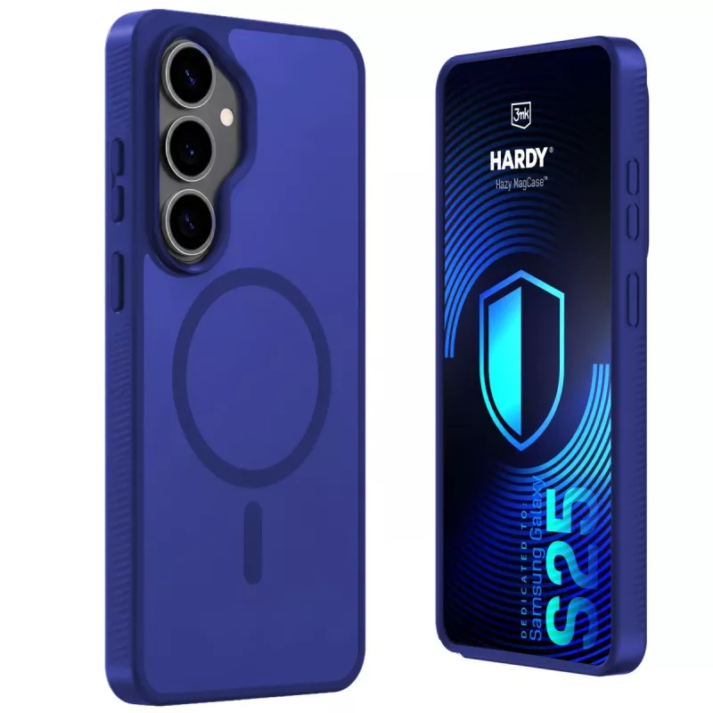 3MK PROTECTION Samsung Galaxy S25 - 3mk Hardy Hazy MagCase kotelo, sininen
