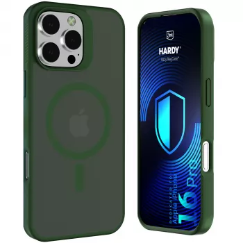 3MK PROTECTION Apple iPhone 16 Pro - 3mk Hardy Hazy MagCase kotelo, vihreä