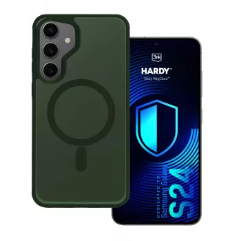 3MK PROTECTION Samsung Galaxy S24 - 3mk Hardy Hazy MagCase kotelo, vihreä