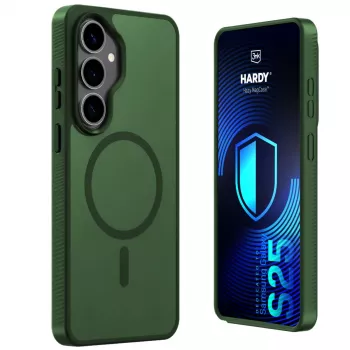 3MK PROTECTION Samsung Galaxy S25 - 3mk Hardy Hazy MagCase kotelo, vihreä