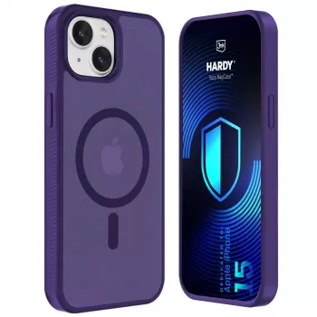 3MK PROTECTION Apple iPhone 15 Hardy Hazy MagCase kotelo, violetti