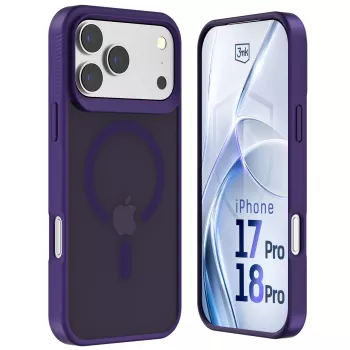 3MK PROTECTION Apple iPhone 17 Pro - 3mk Hardy Hazy MagCase kotelo, violetti