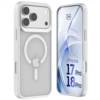 3MK PROTECTION Apple iPhone 17 Pro - 3mk Hardy Hazy MagCase kotelo, valkoinen