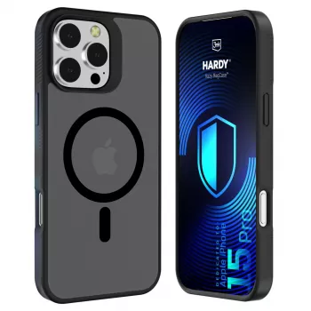 3MK PROTECTION Apple iPhone 15 Pro - 3mk Hardy Hazy MagCase musta