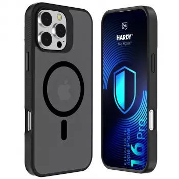 3MK PROTECTION Apple iPhone 16 Pro - 3mk Hardy Hazy MagCase musta