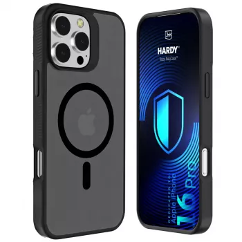 3MK PROTECTION Apple iPhone 16 Pro - 3mk Hardy Hazy MagCase musta
