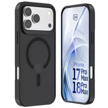3MK PROTECTION Apple iPhone 17 Pro Max Hardy Hazy MagCase musta