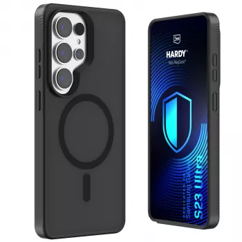 3MK PROTECTION Samsung Galaxy S23 Ultra - 3mk Hardy Hazy MagCase musta