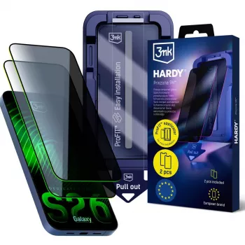 3MK PROTECTION Samsung Galaxy S26 - 3mk Hardy Privzone 9H tietosuoja näytönsuojakalvo