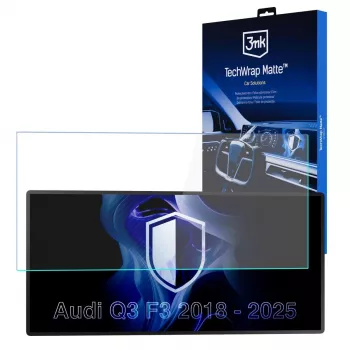 3MK PROTECTION AUDI Q3 F3 2018-25 - 3mk TechWrap matta keskusnäyttö näytönsuojakalvo
