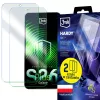 3MK PROTECTION Samsung Galaxy S26+ - 3mk Hardy ARC+ näytönsuojakalvo (2 kpl:n pakkaus)