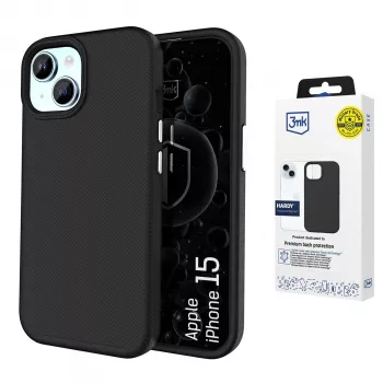 3MK PROTECTION Apple iPhone 15 Hardy Shockproof MagCase takakansi läpinäkyvä