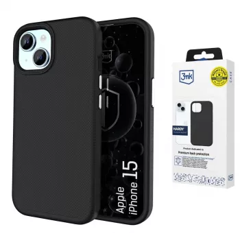 3MK PROTECTION Apple iPhone 15 Hardy Shockproof MagCase takakansi läpinäkyvä