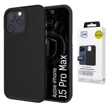 3MK PROTECTION Apple iPhone 15 Pro Max Hardy Shockproof MagCase - kirkas