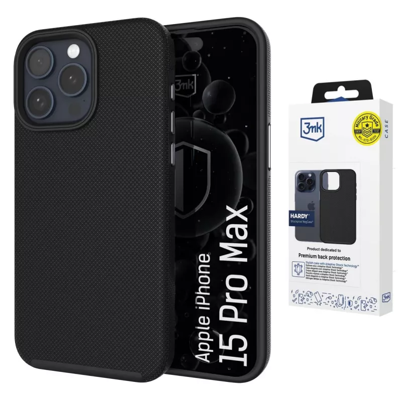 3MK PROTECTION Apple iPhone 15 Pro Max Hardy Shockproof MagCase - kirkas