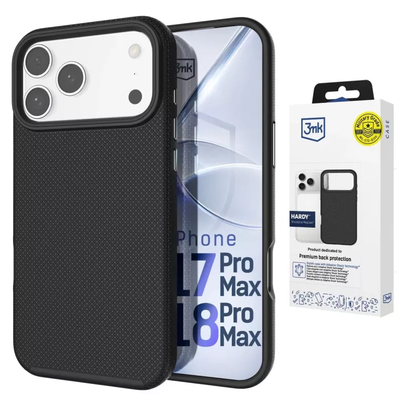 3MK PROTECTION Apple iPhone 17 Pro Max Hardy Shockproof MagCase takakansi läpinäkyvä
