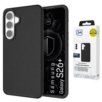 3MK PROTECTION Samsung Galaxy S26+ - 3mk Hardy Shockproof MagCase, musta