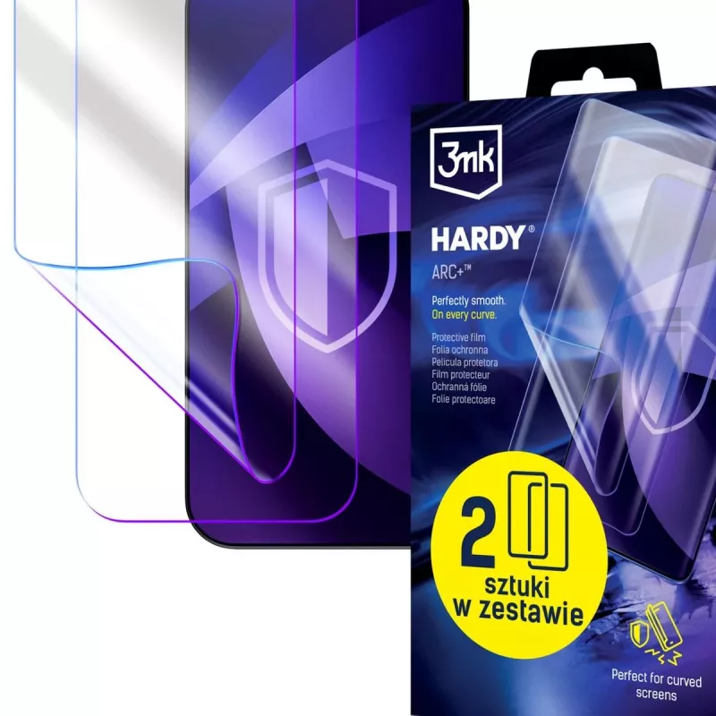 3MK PROTECTION Realme 16 Pro+ 5G Hardy ARC+ näytönsuojakalvo (2 kpl:n pakkaus)