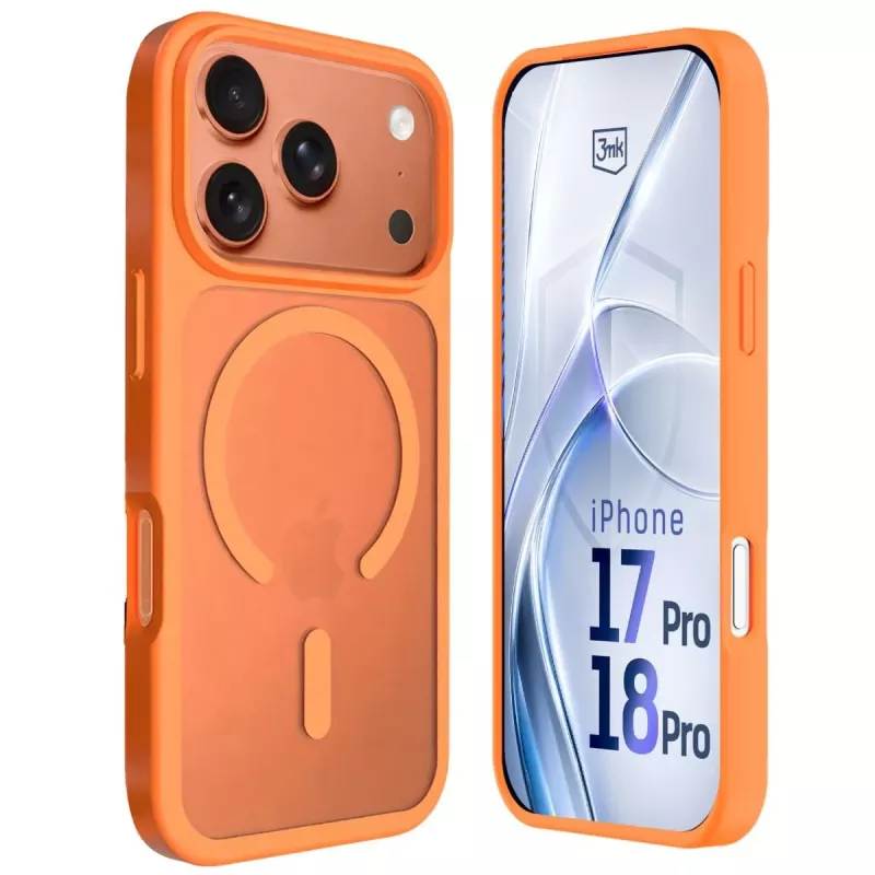 3MK PROTECTION Apple iPhone 17 Pro - 3mk Hardy Hazy MagCase oranssi