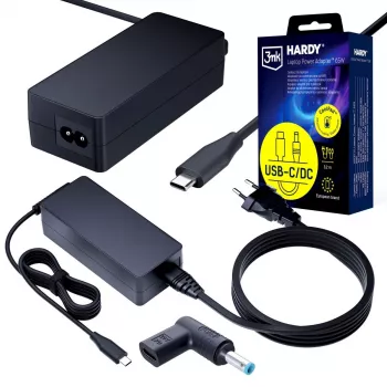 3MK PROTECTION 3mk HARDY kannettavan virtalähde 65W HP 20V USB-C/DC 4,5 x 3,0