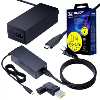 3MK PROTECTION 3mk HARDY® kannettavan virtalähde 65W Lenovo 20V USB-C/DC 11 x 4,5 Slim