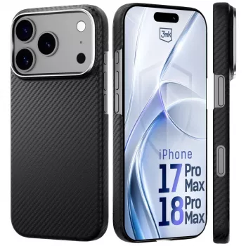 3MK PROTECTION Apple iPhone 17 Pro Max Hardy Aramid MagCase - musta