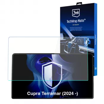 3MK PROTECTION Cupra Terramar (2024 -) - 3mk TechWrap mattapintainen keskusnäytön suojakalvo