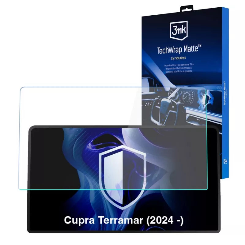 3MK PROTECTION Cupra Terramar (2024 -) - 3mk TechWrap mattapintainen keskusnäytön suojakalvo