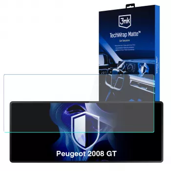 3MK PROTECTION TechWrap mattapintainen näytönsuojakalvo Peugeot 2008 GT (2020+) - heijastuksenesto, itsestään korjautuva, 0,2 mm