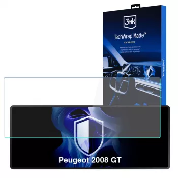 3MK PROTECTION TechWrap mattapintainen näytönsuojakalvo Peugeot 2008 GT (2020+) - heijastuksenesto, itsestään korjautuva, 0,2 mm