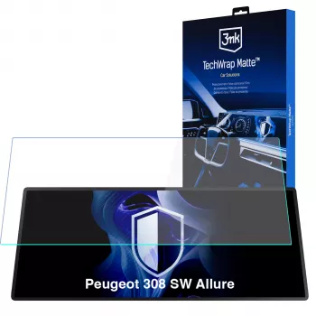3MK PROTECTION Peugeot 308 SW Allure - 3mk TechWrap mattapintainen keskusnäytön suojakalvo