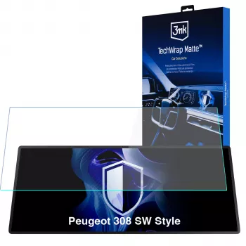 3MK PROTECTION Peugeot 308 SW Style - 3mk TechWrap mattapintainen keskusnäytön suojakalvo