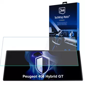3MK PROTECTION Peugeot 408 Hybrid GT - 3mk TechWrap mattapintainen keskusnäytön suojakalvo
