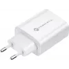 FORCELL F-ENERGY TFK-TC-20WPD USB-C-verkkolaite USB-C-Lightning-kaapelilla, 20W PD QC4.0, 3A, valkoinen