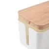MOZOS KBO-LW-WOOD bambu kaapelinhallintalaatikko jatkojohdoille, luonnonpuu