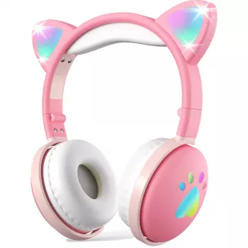 MOZOS KID DOG langattomat lasten kuulokkeet pinkki