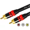 MOZOS Premium RCA-RCA-subwooferkaapeli 3 m